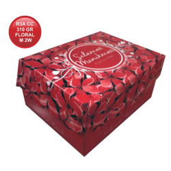 R3A CETAK COATED 310 FLORAL MERAH 1W